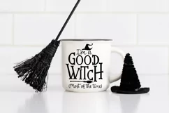 I'm A Good Witch Most Of The Time Halloween SVG Product Image 2