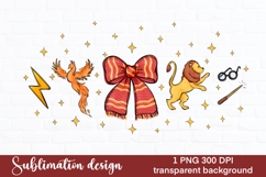 Magic school PNG clipart. Magic school sublimation design Product Image 1