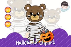 Cute Animal Halloween Bundle,Fantasy animal clipart Trick Product Image 4