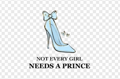 Princess girl. Girls Power PNG clipart. Feminism print Product Image 2