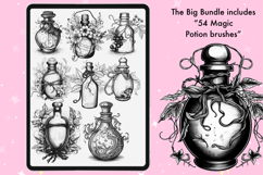 400 Procreate Tattoo - Flowers, Mushrooms, Potions brushes Product Image 2