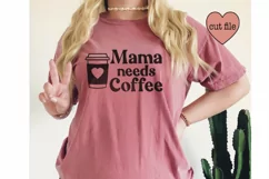 Mom svg | mom life svg | mama svg | coffee svg | tired svg Product Image 1