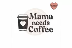Mom svg | mom life svg | mama svg | coffee svg | tired svg Product Image 2