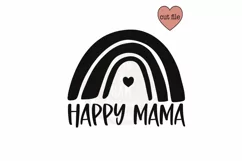 Mom svg | mom life svg | mama svg | happy mama svg Product Image 2