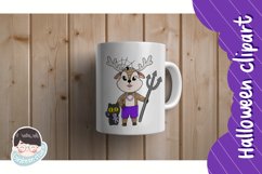 Cute Animal Halloween Bundle,Fantasy animal clipart Trick Product Image 6