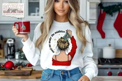 Meet Me Under the Mistletoe | Christmas Sublimation Png Product Image 2