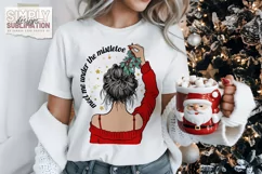 Meet Me Under the Mistletoe | Christmas Sublimation Png Product Image 3