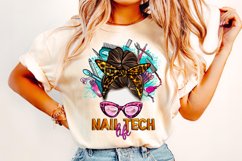 Nail Tech Life PNG, Nail Tech Sublimation, Nail Artist PNG Product Image 1