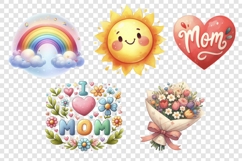 Mother’s Day clipart set, Mom day, Mommy clipart bundles Product Image 2