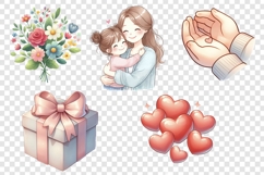 Mother’s Day clipart set, Mom day, Mommy clipart bundles Product Image 3