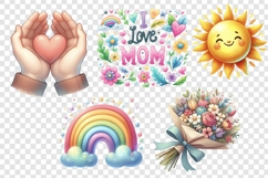 Mother’s Day clipart set, Mom day, Mommy clipart bundles Product Image 2