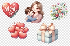Mother’s Day clipart set, Mom day, Mommy clipart bundles Product Image 3