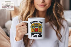 Oh What Fun it is to Ride Christmas School Bus Design Product Image 3