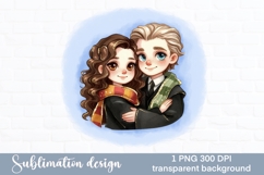 Dramione art. Magic school PNG clipart? Dramione era Product Image 1