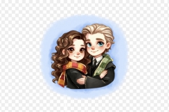 Dramione art. Magic school PNG clipart? Dramione era Product Image 2