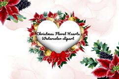 Golden Christmas Flower Heart Frames Product Image 1