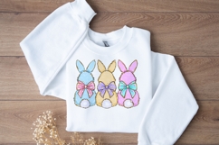 Easter rabbits clipart. Cute easter clipart Product Image 3