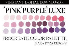 Pink Purple Luxe - Procreate Color Palette, 30 Swatches Product Image 1