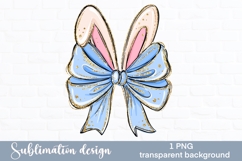 Easter coquette PNG clipart. Happy Easter illustration Product Image 1