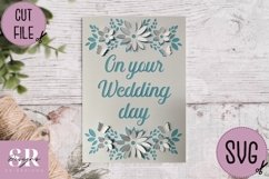 3D Wedding card| Paper cutting | occasion card SVG Product Image 2