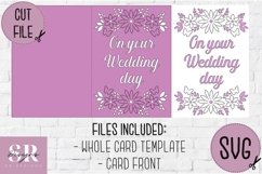 3D Wedding card| Paper cutting | occasion card SVG Product Image 4