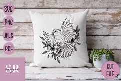 Floral bird bundle | vinyl cutting | Robin cut file Product Image 4