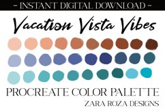 Vacation Vista Vibes - Procreate Color Palette, 30 Product Image 1
