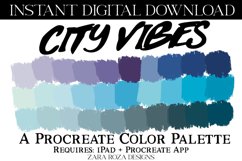 City Vibes - Procreate Color Palette Product Image 1