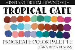 Tropical Cafe - Procreate Color Palette Product Image 1