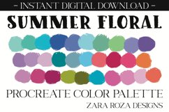 Summer Floral - Procreate Color Palette Product Image 1