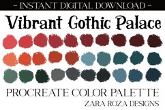 Vibrant Gothic Palace - Procreate Color Palette Product Image 1