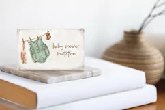 Boho baby watercolor composition PNG, nursery sublimation Product Image 3