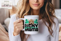 Lucky Golden Doodle Mama | Dog Mom Sublimation Design Product Image 2