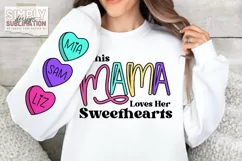 This Mama Loves Her Sweethearts Sublimation Png Designs Product Image 3