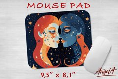 Mouse pad sublimation / gemini zodiac sign png Product Image 1