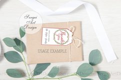 Favor Tag Mockup, Thank You Tag Template, Gift Tag Mockup Product Image 2