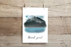 Landscape clipart|Mountain PNG Sublimation design Product Image 5
