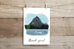 Landscape clipart|Mountain PNG Sublimation design Product Image 5