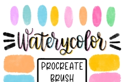 Watercolor Brush for Procreate Lettering Product Image 2