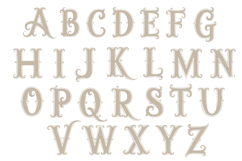 Circus Fishtail Alphabet | 31 SVG Letters Product Image 2