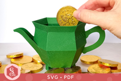 Halloween Cauldron Teapot Box SVG and PDF Templates Product Image 2