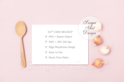 Horizontal Invitation Mockup,Menu Design,Greeting Card Mock Product Image 2