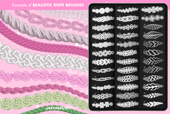 55 Procreate Rope Embroidery Dynamic Stitch Brushes Product Image 2