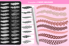55 Procreate Rope Embroidery Dynamic Stitch Brushes Product Image 3