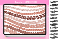 55 Procreate Rope Embroidery Dynamic Stitch Brushes Product Image 5