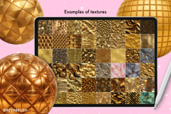 245 Procreate Interior Gold Silver Texture brushes Product Image 5