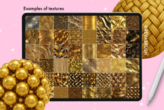 245 Procreate Interior Gold Silver Texture brushes Product Image 8