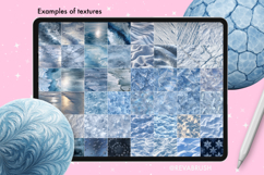 185 Procreate 185 Snow Winter Ice Cold Texture brushes Product Image 4