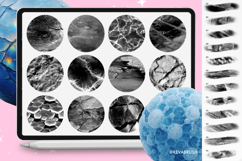 185 Procreate 185 Snow Winter Ice Cold Texture brushes Product Image 7