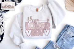 Hey Lover Boy | Valentine Sublimation Png Product Image 2